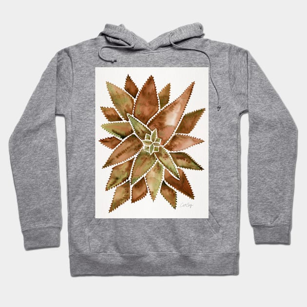 Sepia Aloe Vera Hoodie by CatCoq